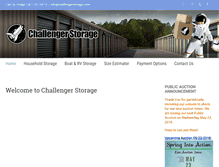 Tablet Screenshot of challengerstorage.com